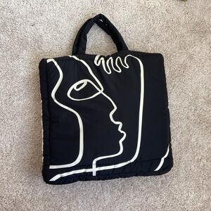 Zara limited edition fabric tote bag